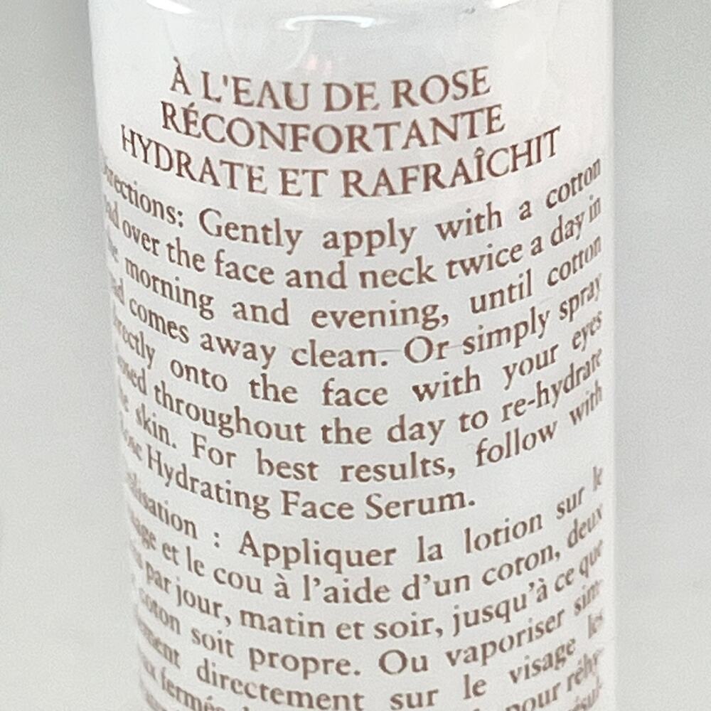 Fresh Rose Floral Toner Rosewater Freshens Hydrates Travel .6 fl oz 20ml New - Picture 5 of 6